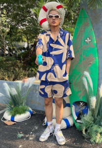 ไดร์ม่อน-ณรกร-ชุดน้ำเงิน