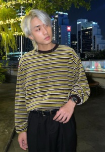 ไดร์ม่อน-ณรกร-เสื้อลาย